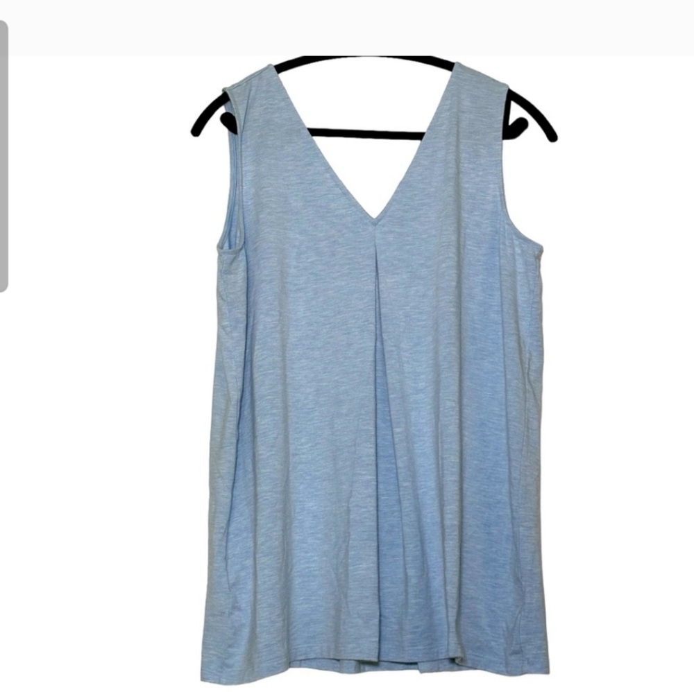 NWOT Tommy Bahama Tank Top Chambray Blue Heather Size M